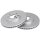 2 brake discs ventilated Ø 260 mm 24 mm A.B.S. for OPEL COMBO and others