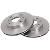 2 brake discs ventilated Ø 231 mm 17 mm A.B.S. for...
