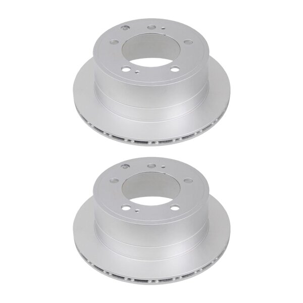 2 brake discs ventilated Ø 312 mm 18 mm A.B.S. for TOYOTA LAND and others