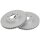 2 brake discs ventilated Ø 294 mm 26 mm A.B.S. for HYUNDAI SANTA and others