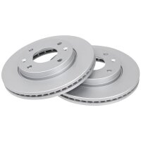 2 brake discs ventilated Ø 257 mm 24 mm A.B.S. for...