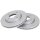 2 brake discs ventilated Ø 257 mm 24 mm A.B.S. for HYUNDAI ELANTRA and others