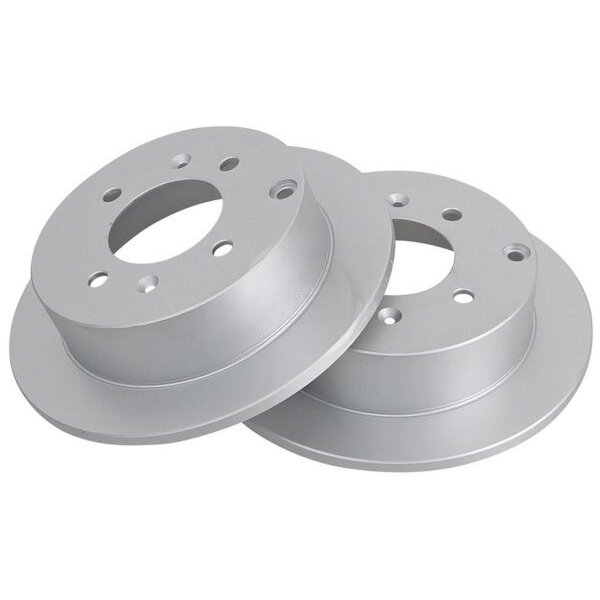 2 brake discs full Ø 262 mm 10 mm A.B.S. for HYUNDAI MATRIX and others