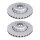 2 Bremsscheiben zweiteilige Bremsscheiben Ø 345 mm 32 mm A.B.S. für BMW 5er
