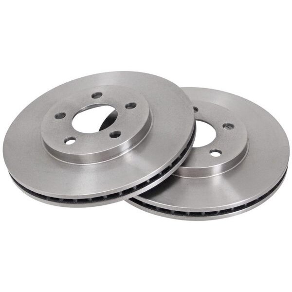 2 brake discs ventilated Ø 257 mm 22 mm A.B.S. for CHRYSLER NEON and others