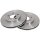 2 brake discs ventilated Ø 257 mm 22 mm A.B.S. for CHRYSLER NEON and others