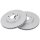 2 brake discs ventilated Ø 280 mm 23 mm A.B.S. for CHRYSLER PT and others