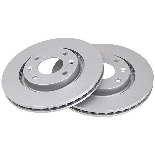 2 brake discs ventilated Ø 266 mm 22 mm A.B.S. for PEUGEOT 208 and others