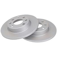 2 brake discs full Ø 240 mm 11 mm A.B.S. for OPEL...
