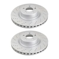 2 brake discs perforated Ø 345 mm 32 mm A.B.S. for...
