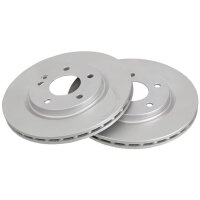 2 brake discs ventilated Ø 276 mm 22 mm A.B.S. for...