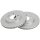 2 brake discs ventilated Ø 276 mm 22 mm A.B.S. for MERCEDES-BENZ A-CLASS