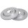 2 brake discs ventilated Ø 292 mm 20 mm A.B.S. for e.g. SAAB 9-3