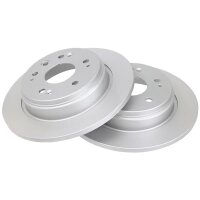 2 brake discs full Ø 282 mm 12 mm A.B.S. for HONDA...