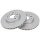 2 brake discs ventilated Ø 281 mm 22 mm A.B.S. for LANCIA THESIS