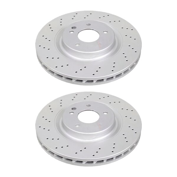 2 Bremsscheiben gelocht Ø 334 mm 32 mm A.B.S. für MERCEDES-BENZ SL