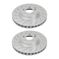 2 brake discs perforated Ø 330 mm 32 mm A.B.S. for...