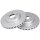 2 brake discs ventilated Ø 295 mm 28 mm A.B.S. for MB E-CLASS and others