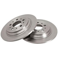 2 brake discs full Ø 283 mm 10 mm A.B.S. for VOLVO...
