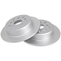2 brake discs full Ø 307 mm 12 mm A.B.S. for LEXUS...