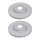 2 brake discs ventilated Ø 345 mm 30 mm A.B.S. for MERCEDES-BENZ CLK and others