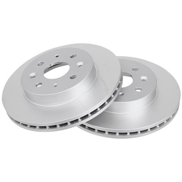 2 brake discs ventilated Ø 254 mm 24 mm A.B.S. for KIA RIO and others