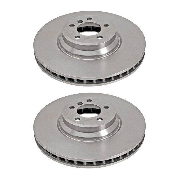 2 brake discs ventilated Ø 374 mm 36 mm A.B.S. for BMW 7 Series and others