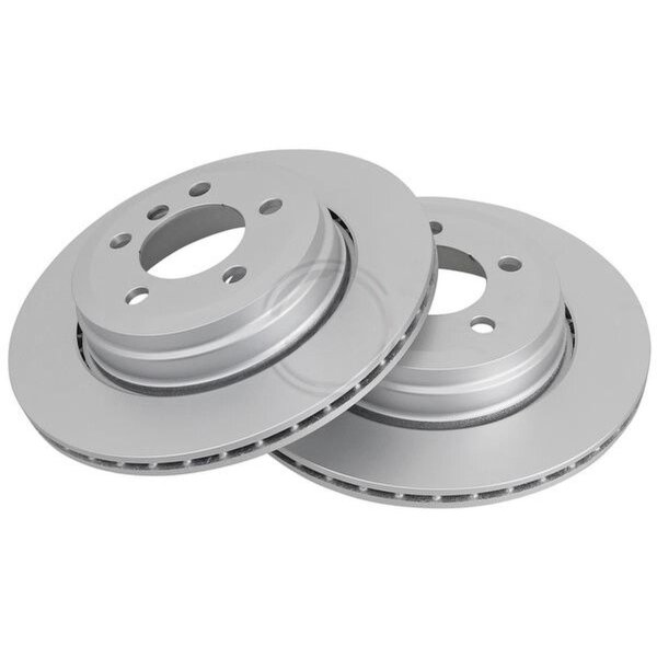 2 brake discs ventilated Ø 324 mm 19.7 mm A.B.S. for BMW 7 Series