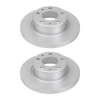 2 brake discs full Ø 276 mm 22 mm A.B.S. for IVECO...