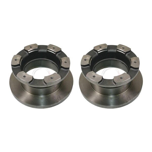 2 brake discs full Ø 306 mm 22 mm A.B.S. for IVECO DAILY and others