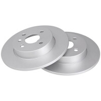 2 brake discs full Ø 264 mm 10 mm A.B.S. for OPEL...