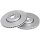 2 brake discs ventilated Ø 288 mm 25 mm A.B.S. for VW PASSAT and others