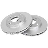 2 brake discs ventilated Ø 257 mm 24 mm A.B.S. for...