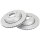 2 brake discs ventilated Ø 320 mm 20 mm A.B.S. for BMW 5 Series and others