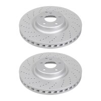 2 brake discs perforated ventilated Ø 360 mm 36 mm...