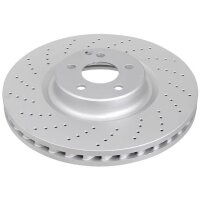 2 brake discs perforated ventilated Ø 360 mm 36 mm...