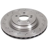 2 brake discs perforated ventilated Ø 330 mm 26 mm...