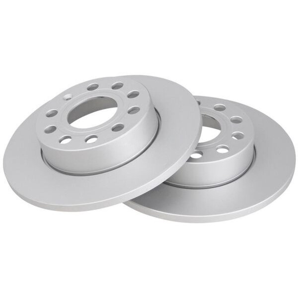 2 brake discs full Ø 256 mm 11.9 mm A.B.S. suitable for e.g. VW GOLF