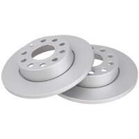 2 brake discs full Ø 256 mm 11.9 mm A.B.S....