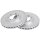2 brake discs ventilated Ø 280 mm 27 mm A.B.S. for HYUNDAI TERRACAN