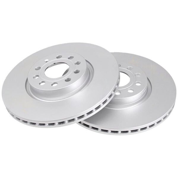 2 brake discs ventilated Ø 312 mm 25 mm A.B.S. for AUDI A3 and others