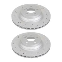2 brake discs perforated ventilated Ø 330 mm 26 mm...