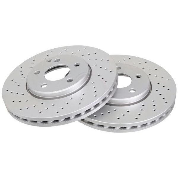 2 brake discs perforated ventilated Ø 304 mm 30 mm A.B.S. for MB S-CLASS