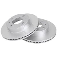 2 brake discs ventilated Ø 234 mm 18 mm A.B.S. for...