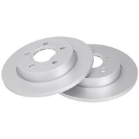 2 brake discs full Ø 265 mm 11 mm A.B.S. for FORD...