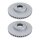 2 brake discs ventilated Ø 348 mm 36 mm A.B.S. for BMW 5 Series and others