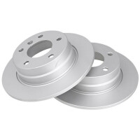 2 brake discs full Ø 280 mm 10 mm A.B.S. for BMW 1...
