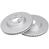 2 brake discs ventilated Ø 295 mm 26 mm A.B.S. for...
