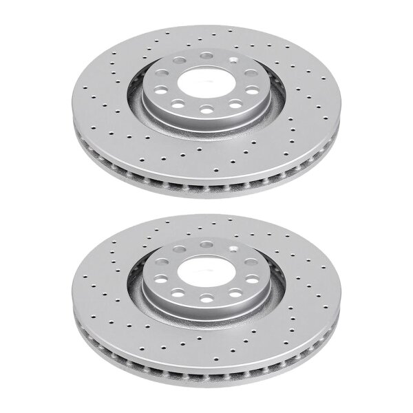 2 Bremsscheiben gelocht belüftet Ø 320 mm 30 mm A.B.S. für u.a. AUDI A4