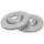 2 brake discs ventilated Ø 316 mm 28 mm A.B.S. for VOLVO S60 and others